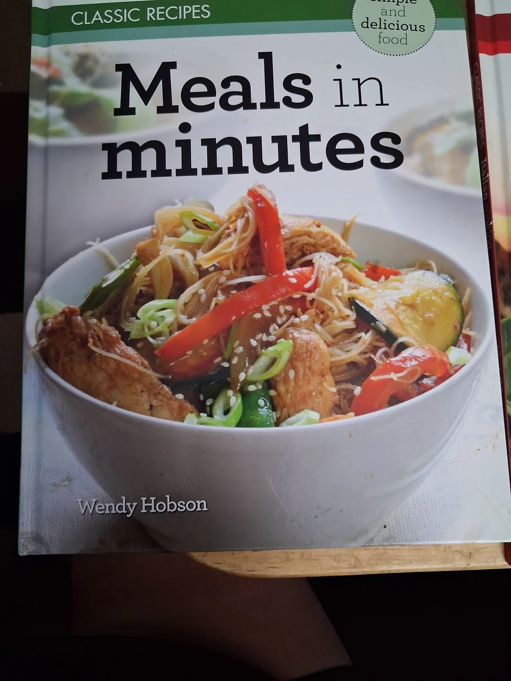 3 Cookbooks (set) -Meals in Minutes Cookbook - White and Green Cover
